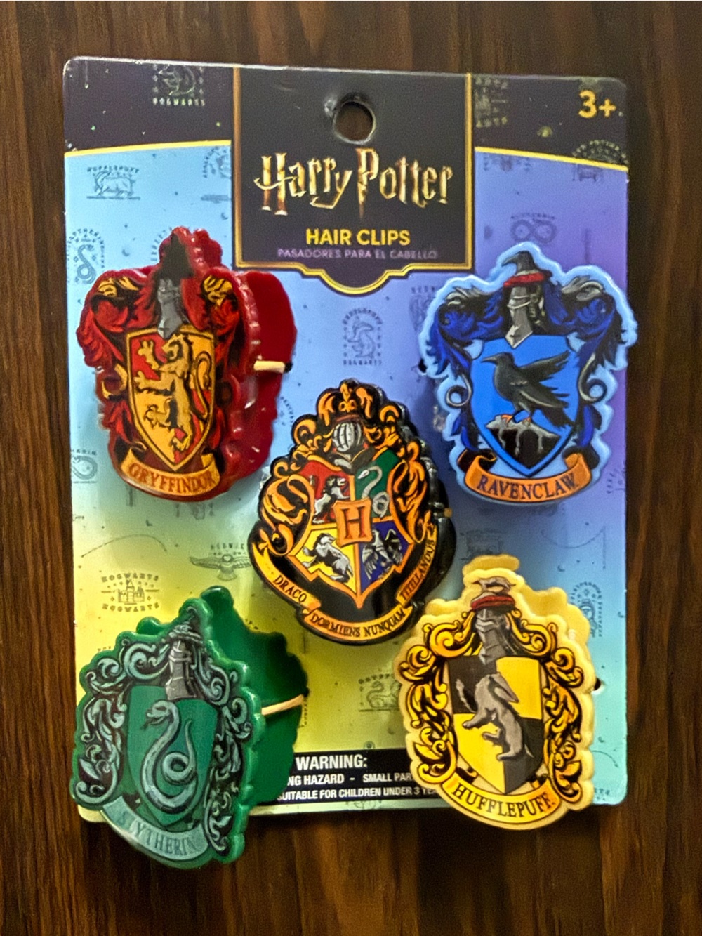 Harry Potter Hogwarts House Crest Hair Clips